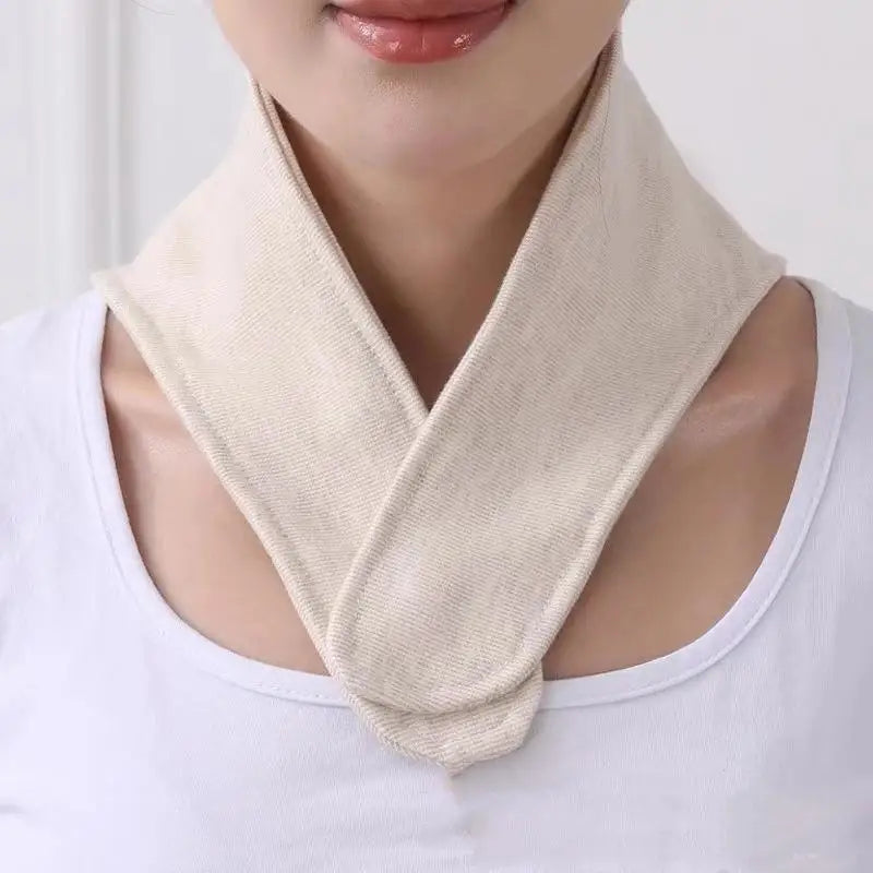 All-season Soft Scarf Warm Breathable Quick-drying Neck Warmer Pocket Qme BG1