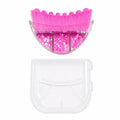 Custom Logo Pink Lymphatic Facial Contour Brush Synthetic Hair Qme Facial Care Brush -