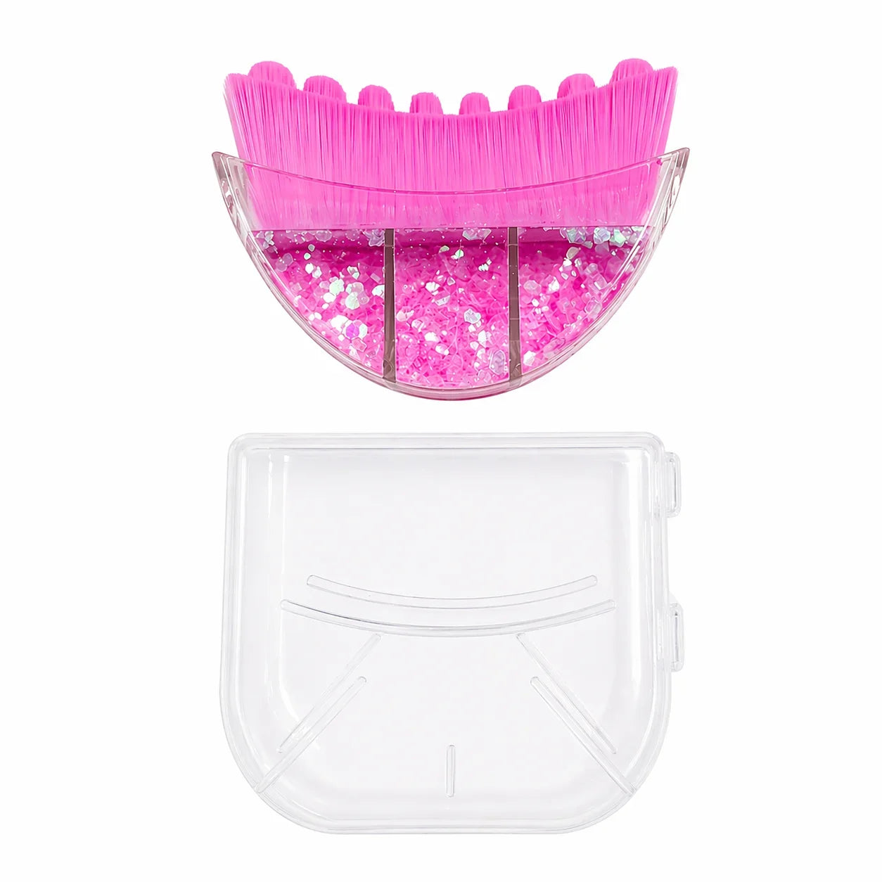 Custom Logo Pink Lymphatic Facial Contour Brush Synthetic Hair Qme Facial Care Brush -