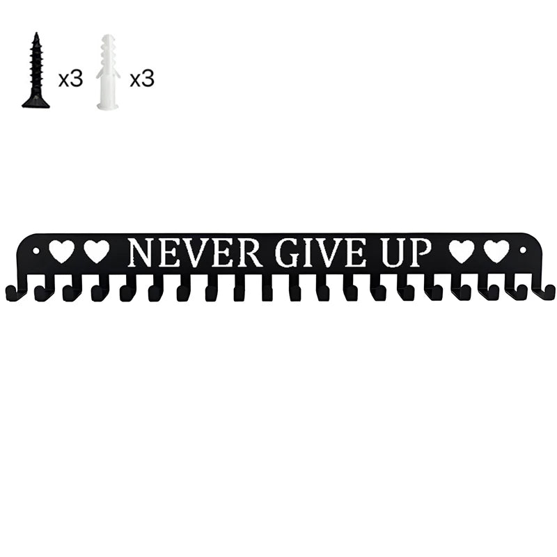 Display Rack Metal Medal Hanger Holder Organizer Wall Mounted Large Qme A5
