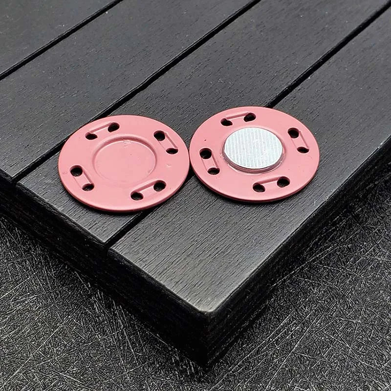 5Pairs 20Colors Metal Magnet Buckle Sewing Accessories Press Button For Jacket Bags Invisible Buckle DIY Cardigan Handwork Decor Qme