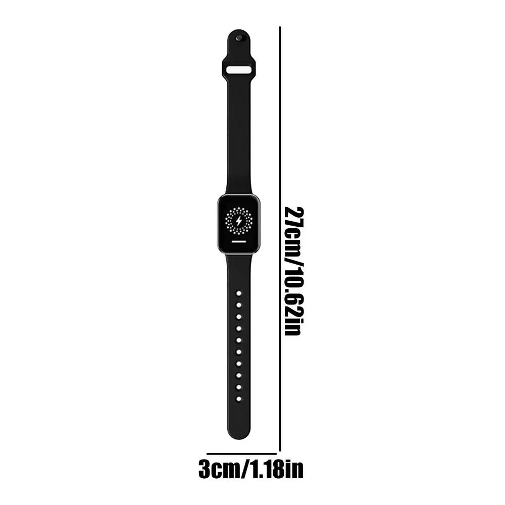 Anti Static Wrist Strap Silicone Adjustable Eliminate Body Qme China Mainland Black