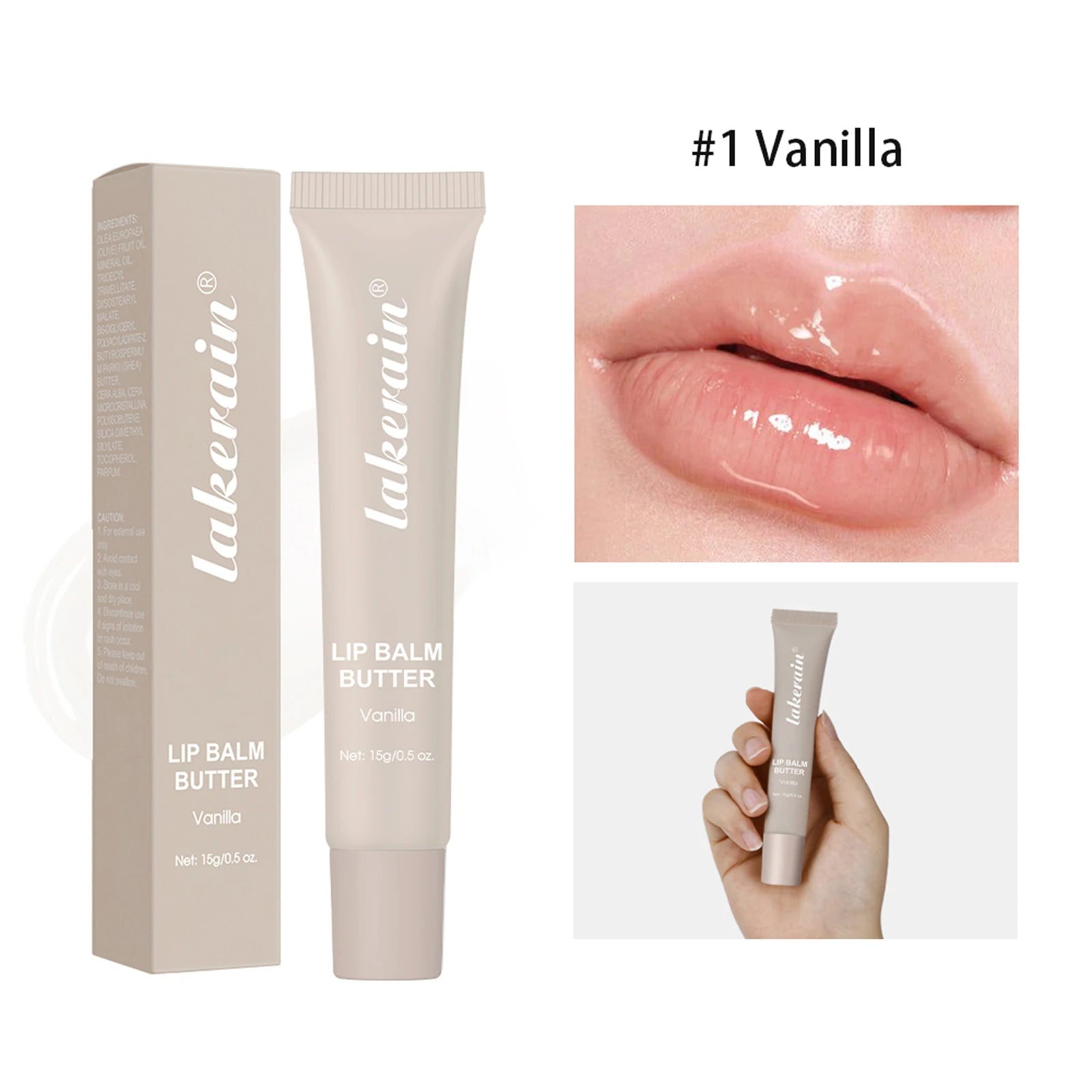 Colorful Cover Summer Butter Lip Balm Moisturizer Hydrating Oil Qme 01 Vanilla 15g