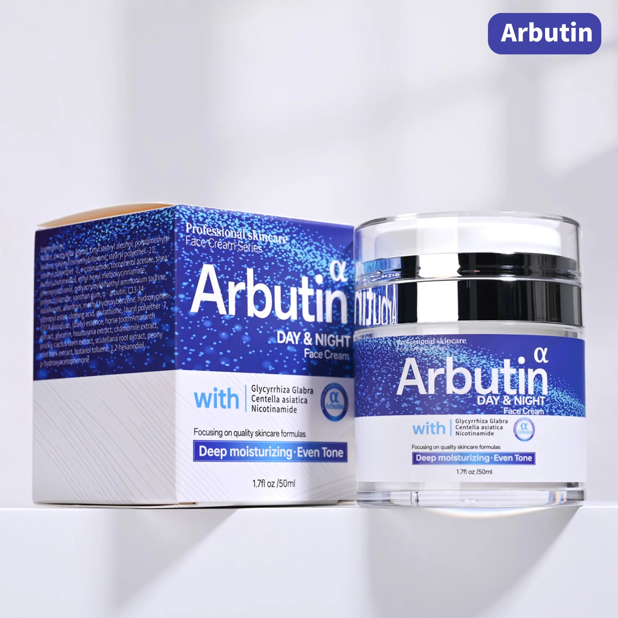 Arbutin Whitening Face Cream Nicotinamide Glabrous Liquorice Plant Qme