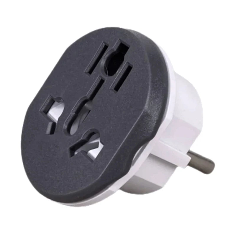 Euro Travel Converter 16A Universal Adapter UK US AU EU AC 250V Qme grey