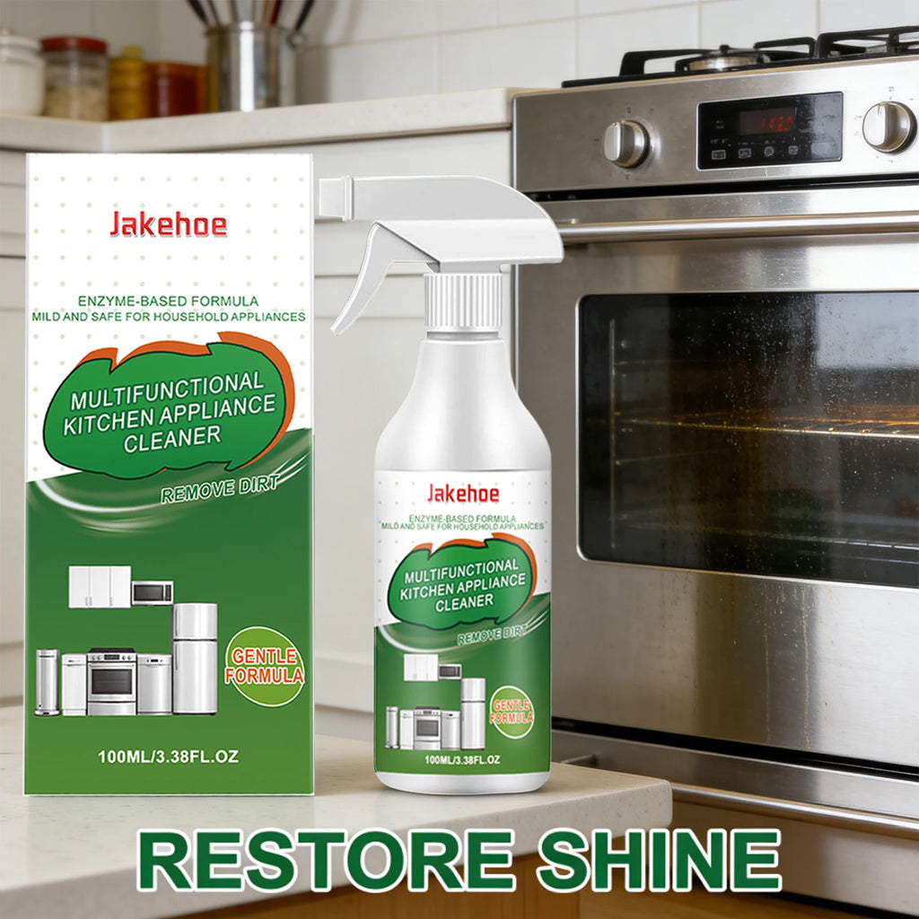 Multi Functional Degreaser Dissolve Stubborn Oil Stain Reduce Odor Restore Gloss Brightening Freshing Kitchen Appliance Cleaner Qme