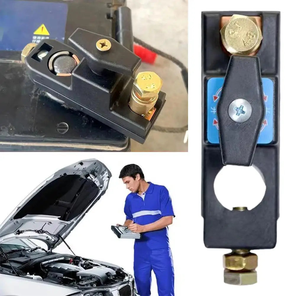Car Battery Disconnect 12V-24V Top Post Disconnect Switches Automotive Replacement Battery Switches Marine Battery Disconnect Qme