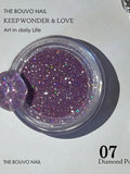 1 8-piece Y2K Colorful Glitter Nail Powder Sparkling Diamond Laser Qme 07