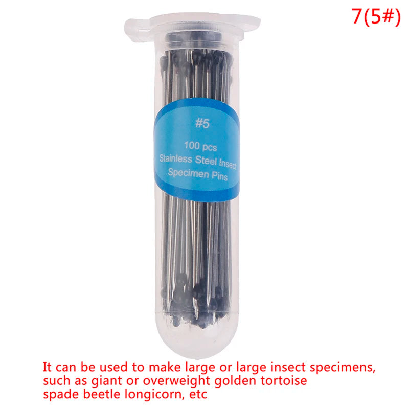 100pcs Stainless Steel Insect Pins Specimen Pins For School Lab Education Wholesale Qme 75