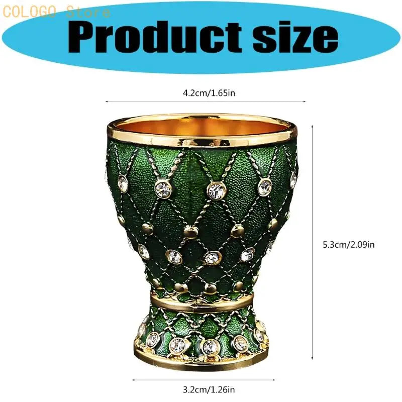 Elegant Alloy Crystal Effect Goblet Glasswares Great Entertaining Qme