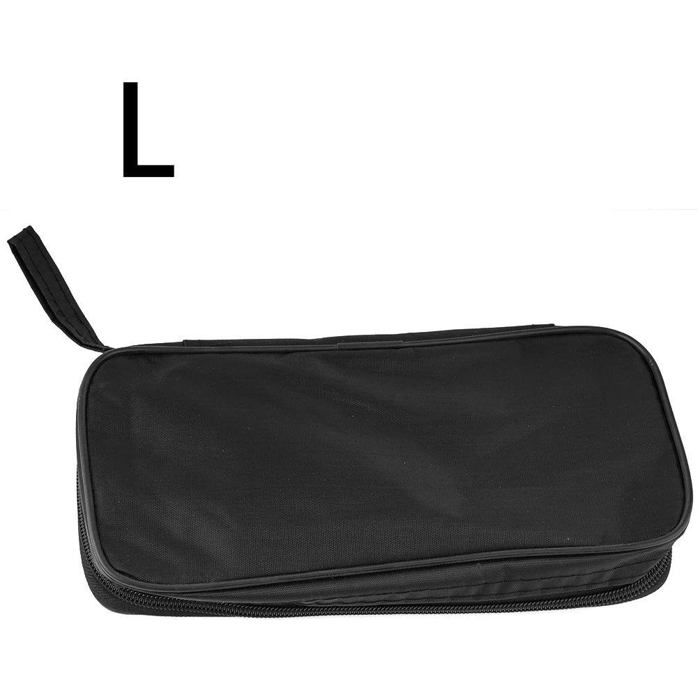 Multimeter Black Cloth Bag Waterproof And Shockproof Soft Bag Household Storage Supplies For Protecting Device Tool Organizer Qme L