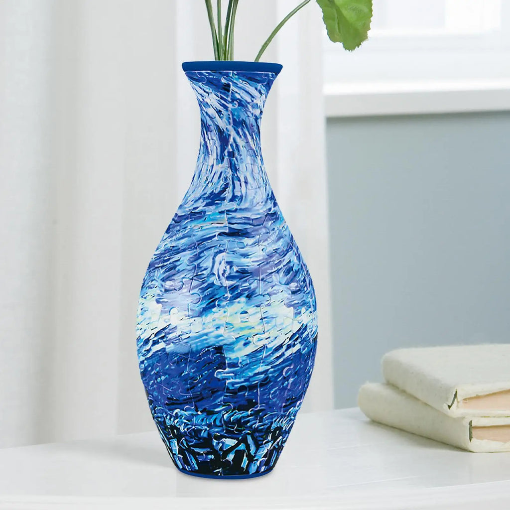 Puzzle Vase For Adults Unique Flower Vase Jigsaw Puzzle Planter Flower Vase Puzzle Made By 160 Curved Puzzle For House Warming Qme