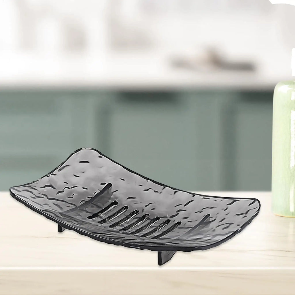 1pc Bathroom Soap Dishes Strong Load-Bearing Soap Holder Soap Dishes Long-Lasting Non-Slip Base Soap Saver Soap Tray For Family Qme