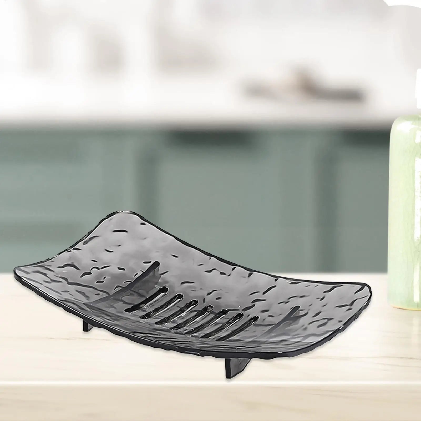 1pc Bathroom Soap Dishes Strong Load-Bearing Soap Holder Soap Dishes Long-Lasting Non-Slip Base Soap Saver Soap Tray For Family Qme