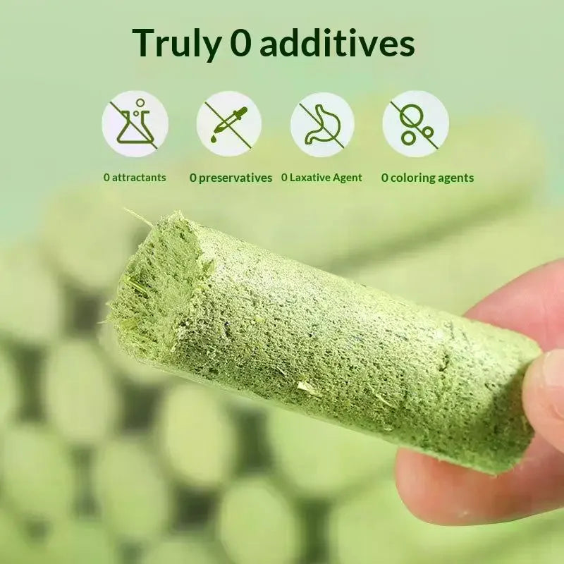 6/18Pcs Cat Grass Teething Sticks Chew Toy Gentle Healthy Hairball Removal Cat Grass Stick Pet Snacks Teeth Grinding Stick Qme