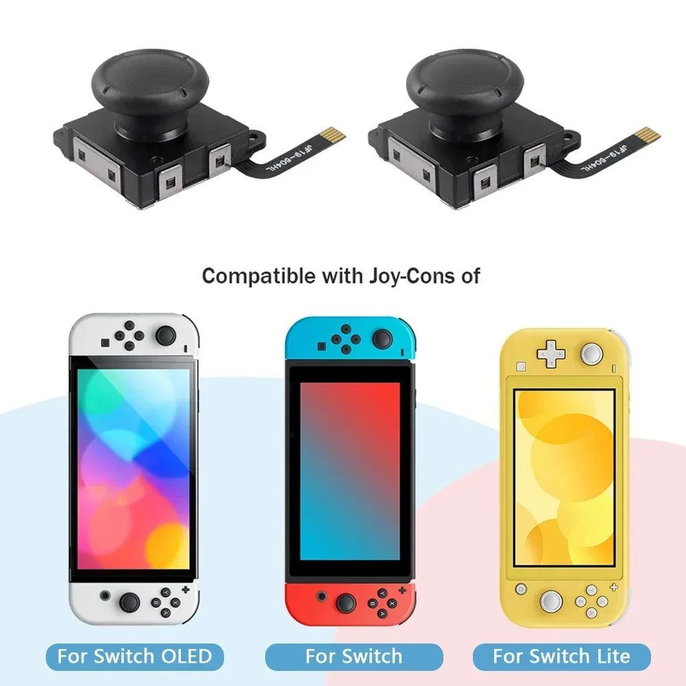 1 Hall Effect Joystick Switch Lite OLED Joycon Analog Thumb Stick No Qme