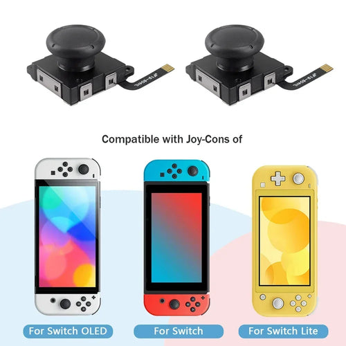 1 Hall Effect Joystick Switch Lite OLED Joycon Analog Thumb Stick No Qme