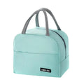 Portable Lunch Box Bag Solid Thickened Thermal Insulation Suitable Qme Light green