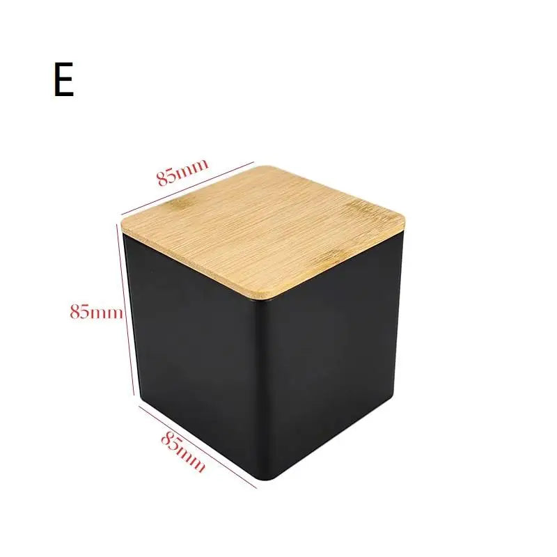 Kitchen Food Bottle Coffee Tea Caddy Sealed Tinplate Storage Jar Qme E