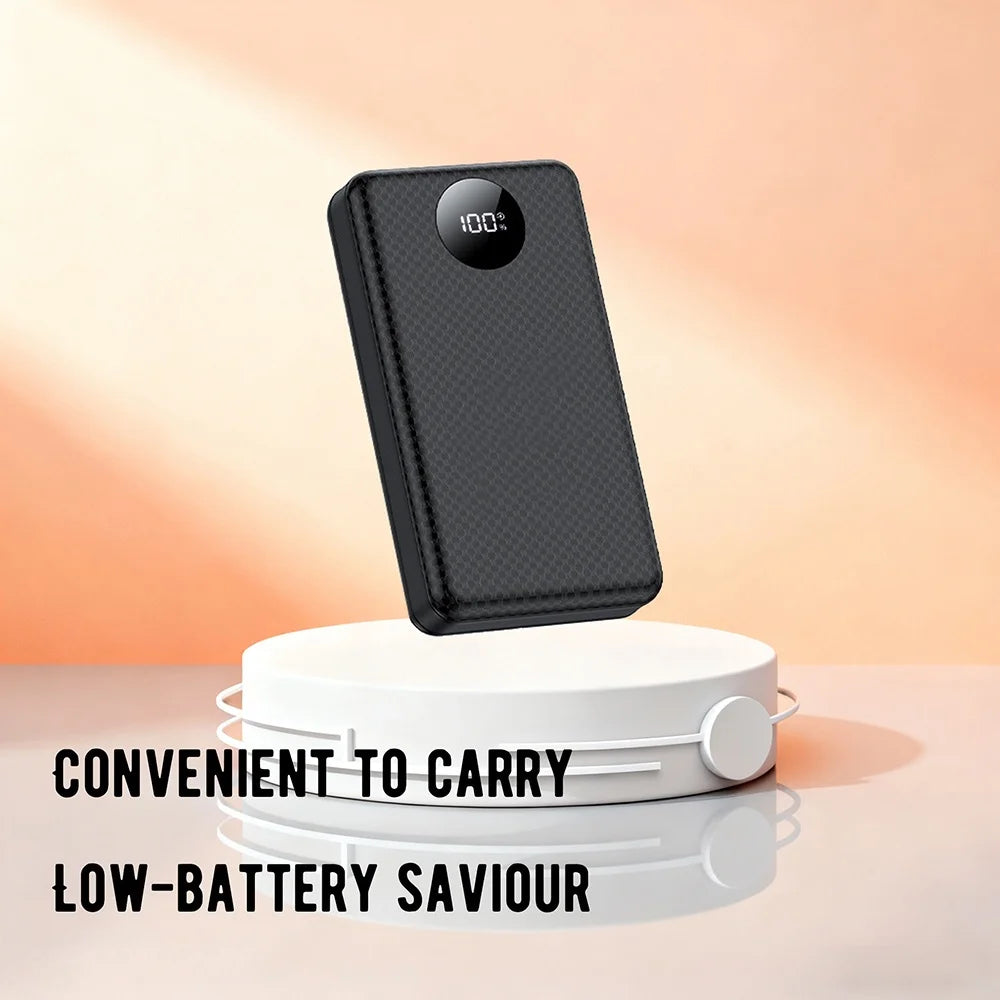 Multifunctional 6 Slots 18650 Battery Holder DIY Mobile Power Shell 10W Fast Charging LED Lamp Outdoor Portable Charger Case Qme