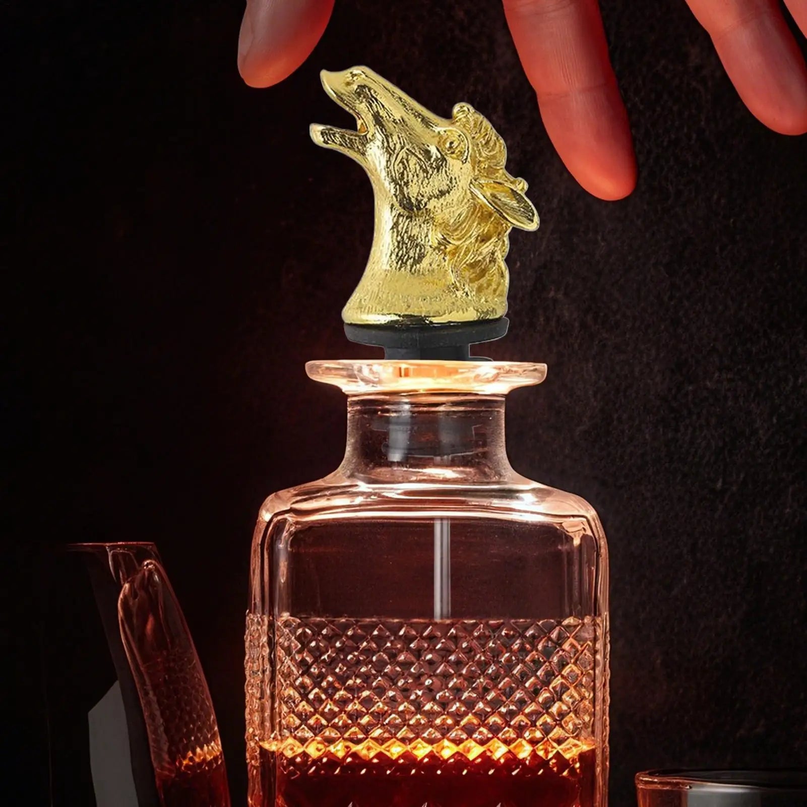 Wine Pourer Year Horse Red Alcohol Stopper Leakproof Drink Dispenser Qme