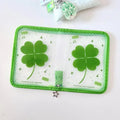 Cute Clover Strawberry Wings Stationery Storage Folder A6 Twill Qme A2