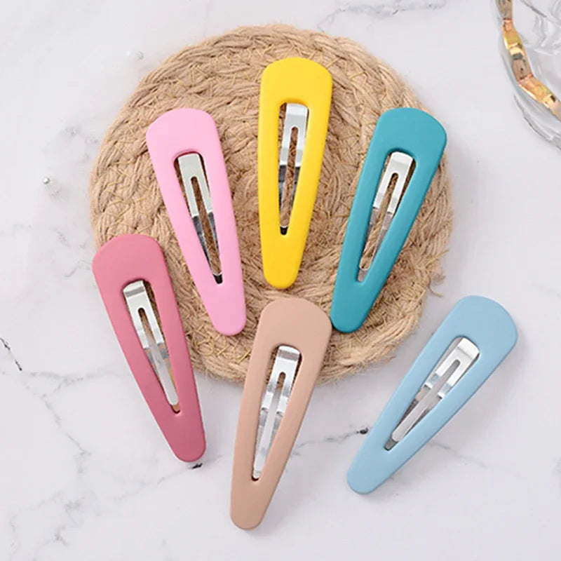 2Pcs/Set Cute Candy Colors Dripping Hairpins BB Clip Girls Children Hair Pin Barrette Accessories Women Kids Hairgrip Headdress Qme