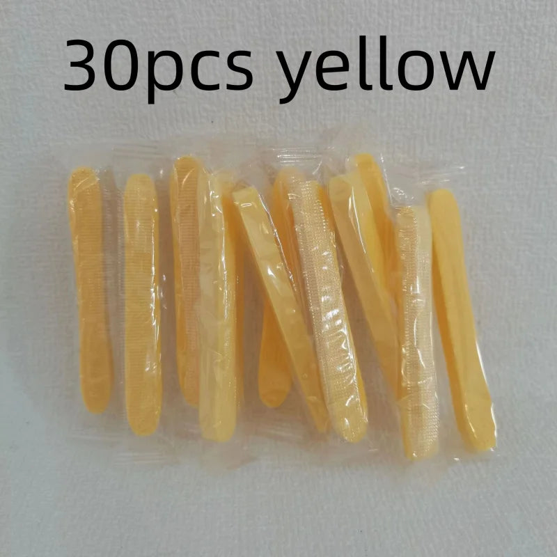 Compressed Face Wash Sponge Kit Ultra Soft Reusable Travel Friendly Perfect for Cleansing Makeup Removal Mask Application Qme 30pcs yellow