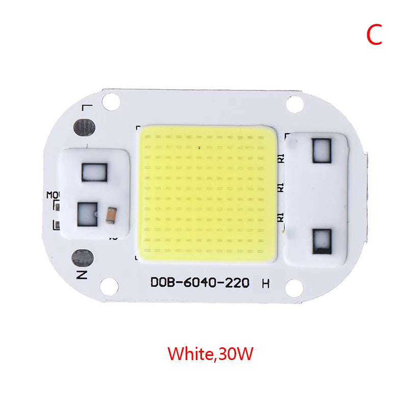 LED Chip 20W 30W 50W AC110 220V Smart COB Lamp Beads Without Driver Qme C