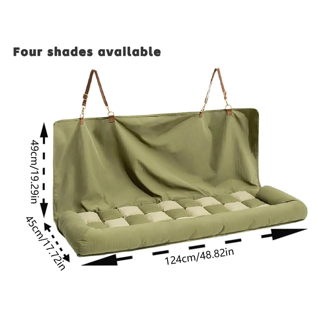 Back Seat Pet Cover For Dogs Foldable Pet Automotive Backseat Cushion Mat Car Back Seat Dog Cushion For Trailer RV Truck Sedan Qme