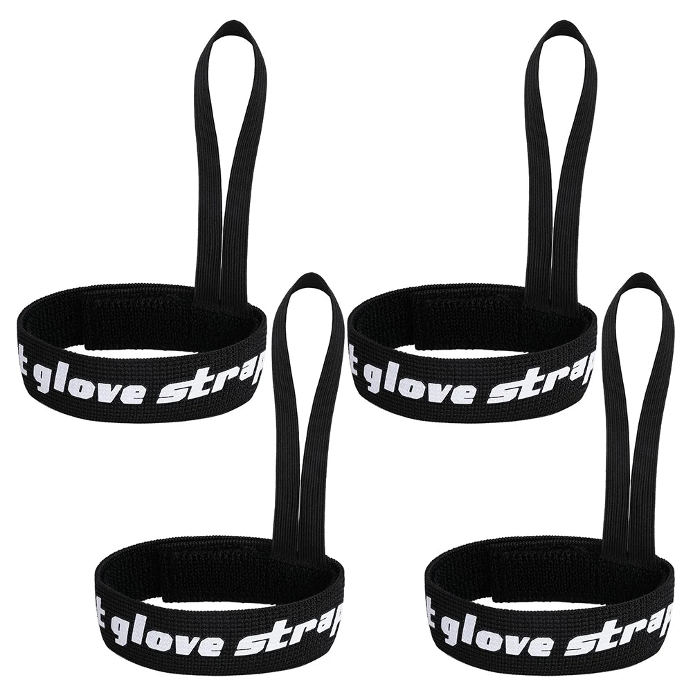 4 Pcs Glove Wrist Strap Anti-Lost Glove Safety Strap Elastic Ski Glove Leash Holder for Camping Skiing Outdoor Activities Qme 4PCS