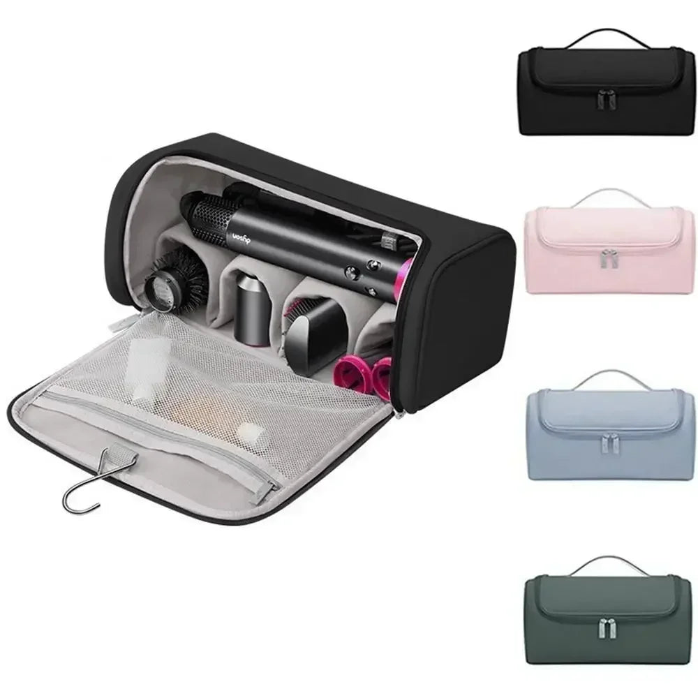 Hideable Hanging Hook Hair Dryer Case Portable Non-slip Tools Pouch Qme