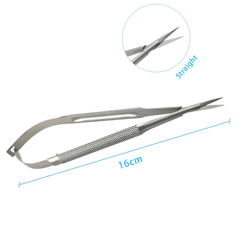 Ophthalmic Corneal Scissors Castroviejo Micro Stainless Steel Qme