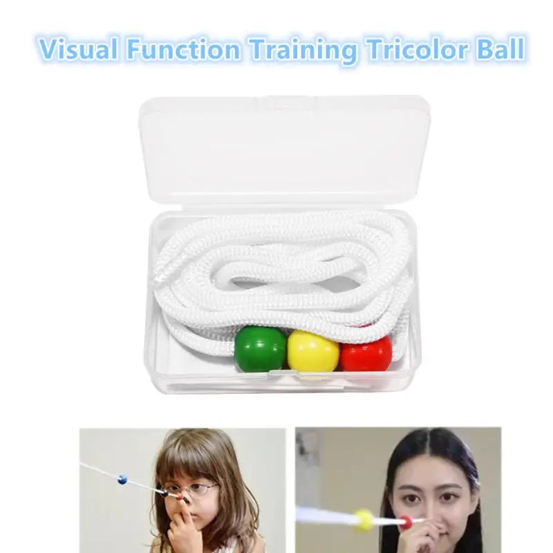 Sports Eye Sight Train Three Beads Brock String Vision Convergence Qme
