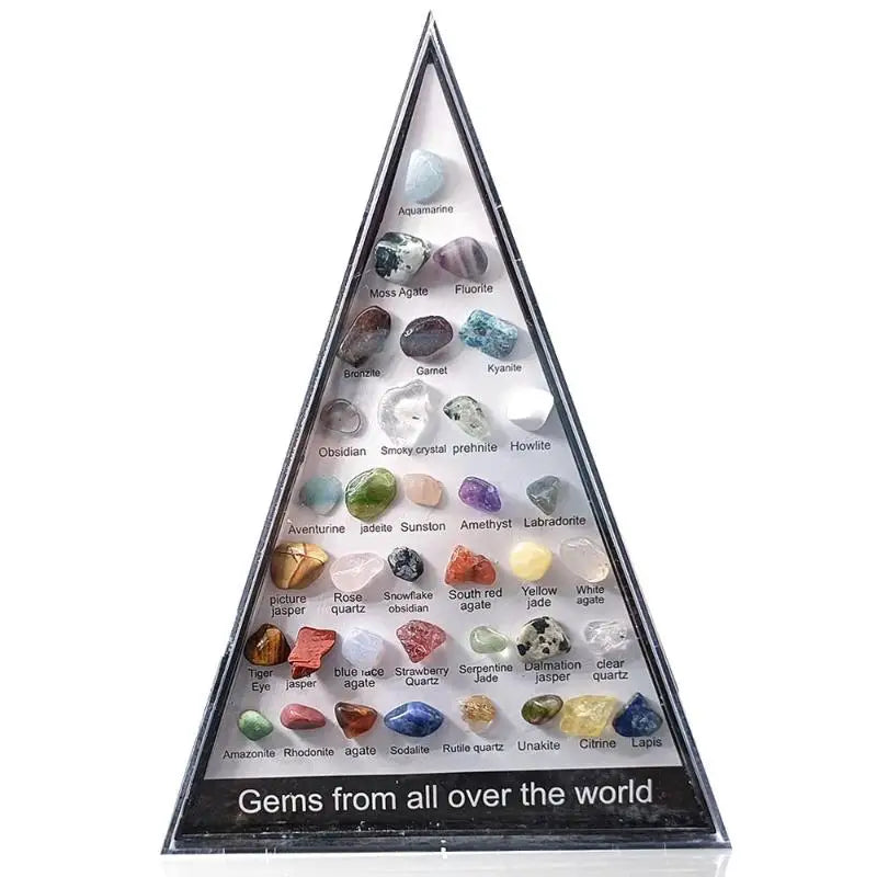 Gemstone Quartz Crystal Chakra Healing Stones Crystals Hexagon Rose Qme A
