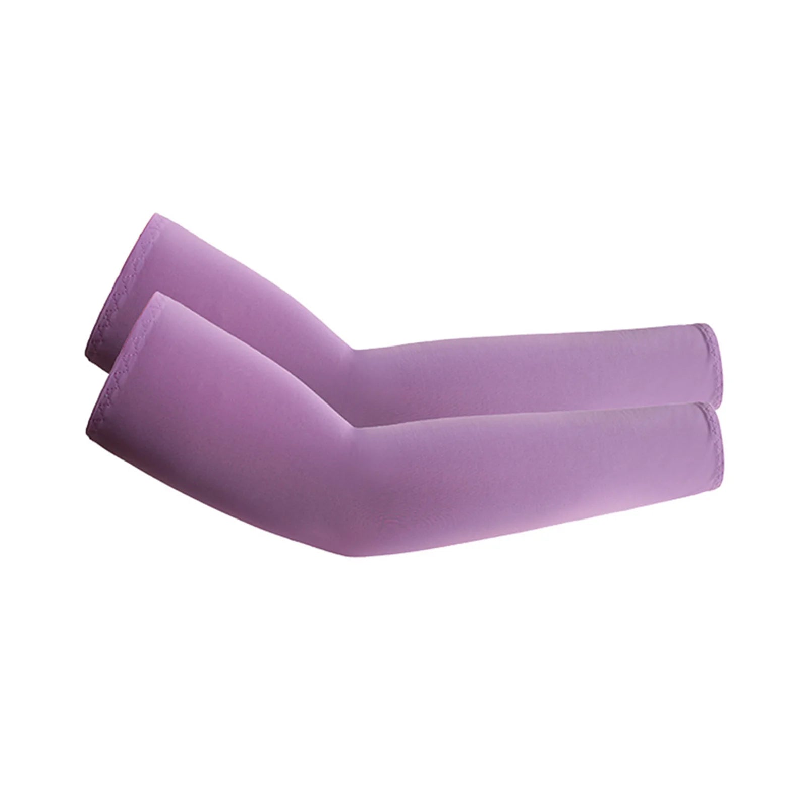 Lightweight Summer Sun-protective Sleeves for Outdoor Sports Cycling Hiking Solid Color Breathable Ice Sleeves Fishing Sleeves Qme Purple One Size