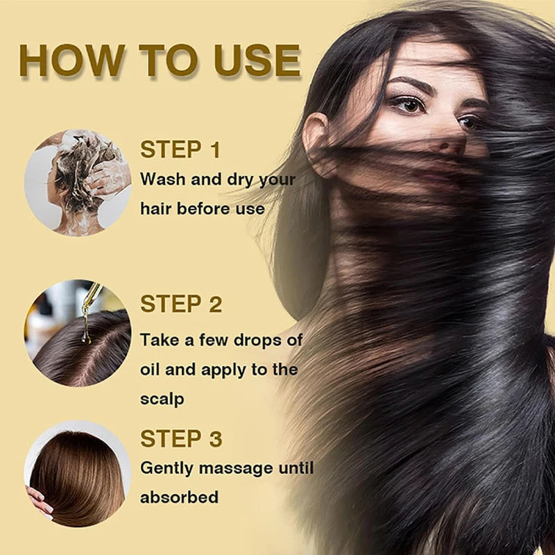 Ginseng Moisturizing Essence Oil Lasting Nourishment Soft Hair Qme