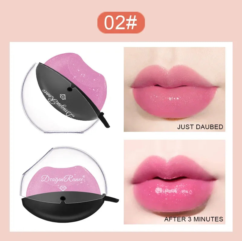 Color Changing Lazy Lipstick Squeeze Into Lips Makeup Lip Gloss Matte Waterproof Long Lasting Non-stick Cup Tint Balm Cosmetic Qme