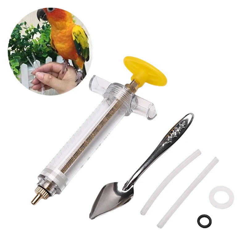 Parrot Feeding Syringe Hose Parrots Bird Feeders Qme