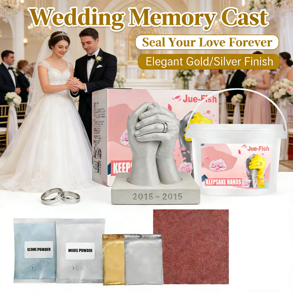 Hand Model DIY Clone Powder Enhancing Emotions Promoting Communication Anniversary Gift Festival Commemoration 3D Hand Model Set Qme