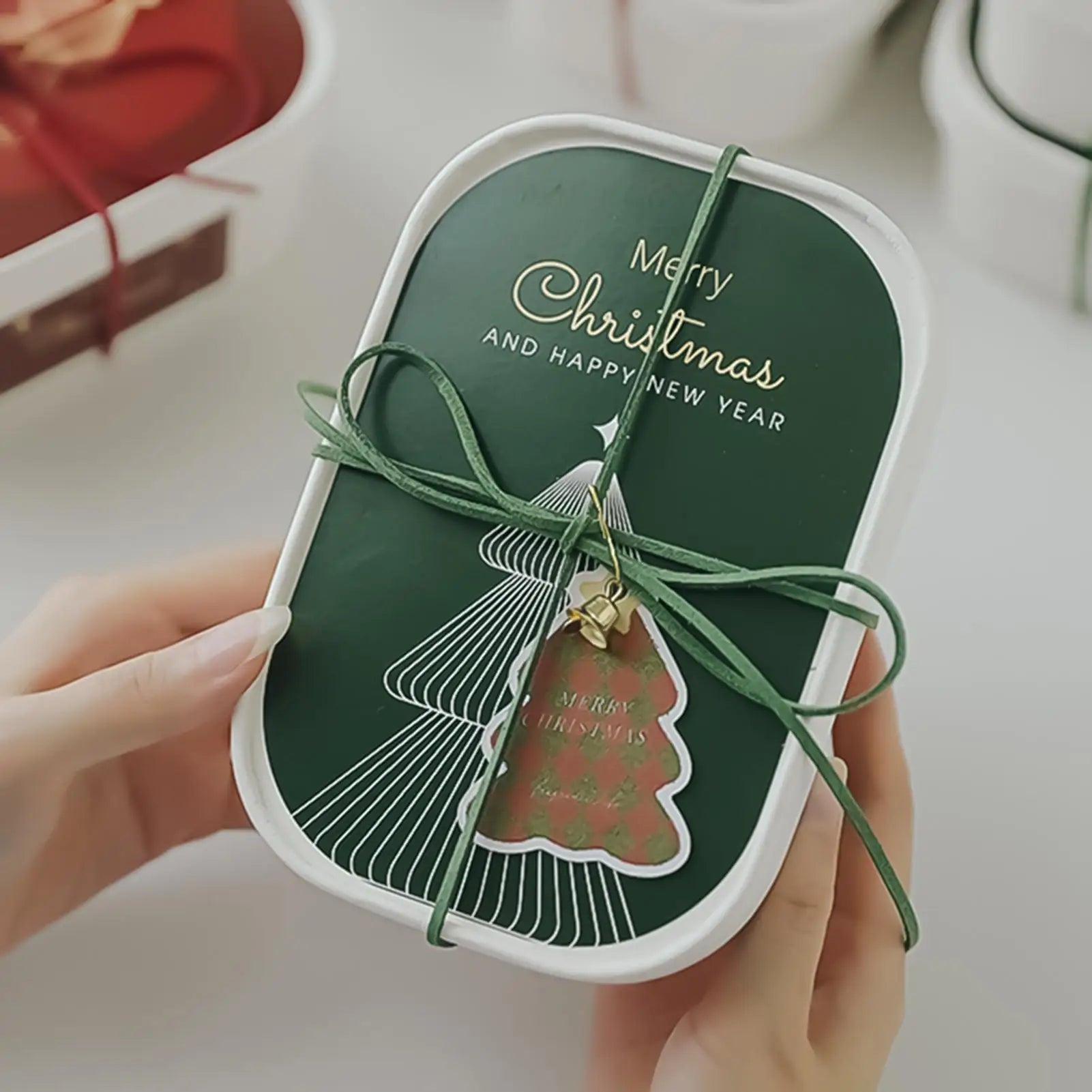 Scented Candles Home Wax Aromatherapy Christmas Tree Mother Family Qme