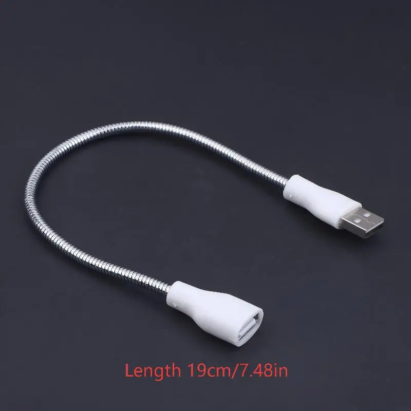 USB Extension Cable LED Light Fan Power Supply Adapter Male Female Qme