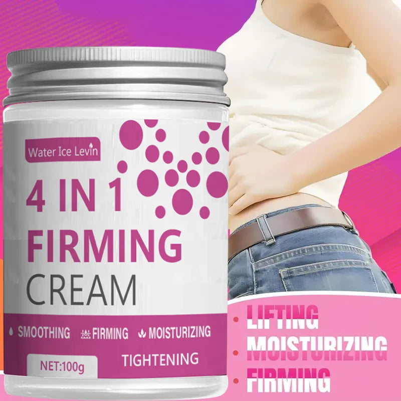 4 in 1 Firming Cream with Ginger, Aloe Vera and Coffee Extracts - Moisturizing Body Firming Cream for Abdomen, Arms and Legs Qme