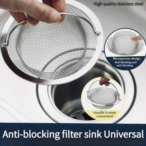 1/2/5PCS Sink Strainer Kitchen Drain Strainer Dish Drainer for Sink With Handle Metal Sink Strainer Floor Drain For Kitchen Kit Qme