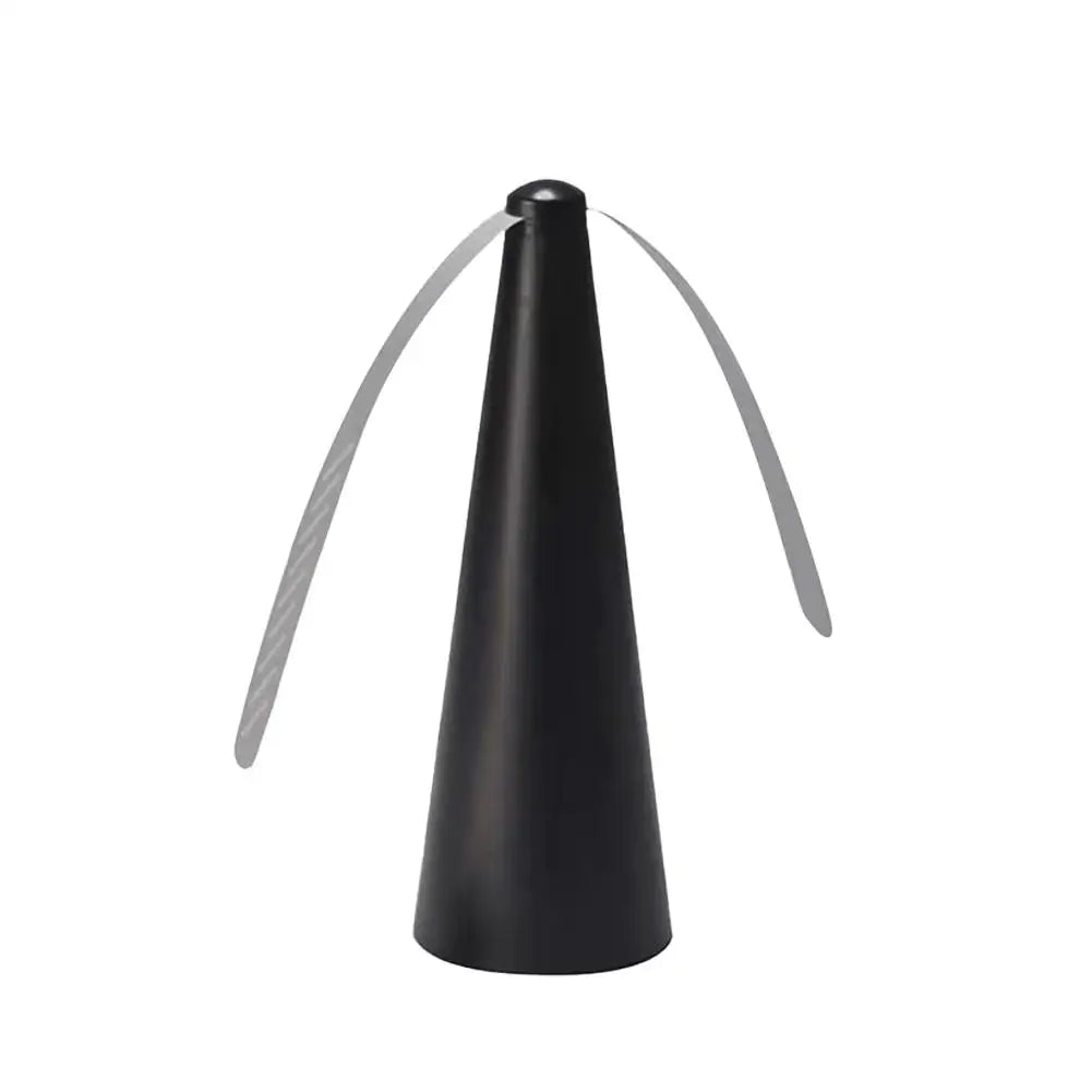 Outdoor Fly Bug Repeller Kitchen Dining Table Meal Pest Fan Desktop Tabletop Electric Battery Operated Food Protector Tool Qme