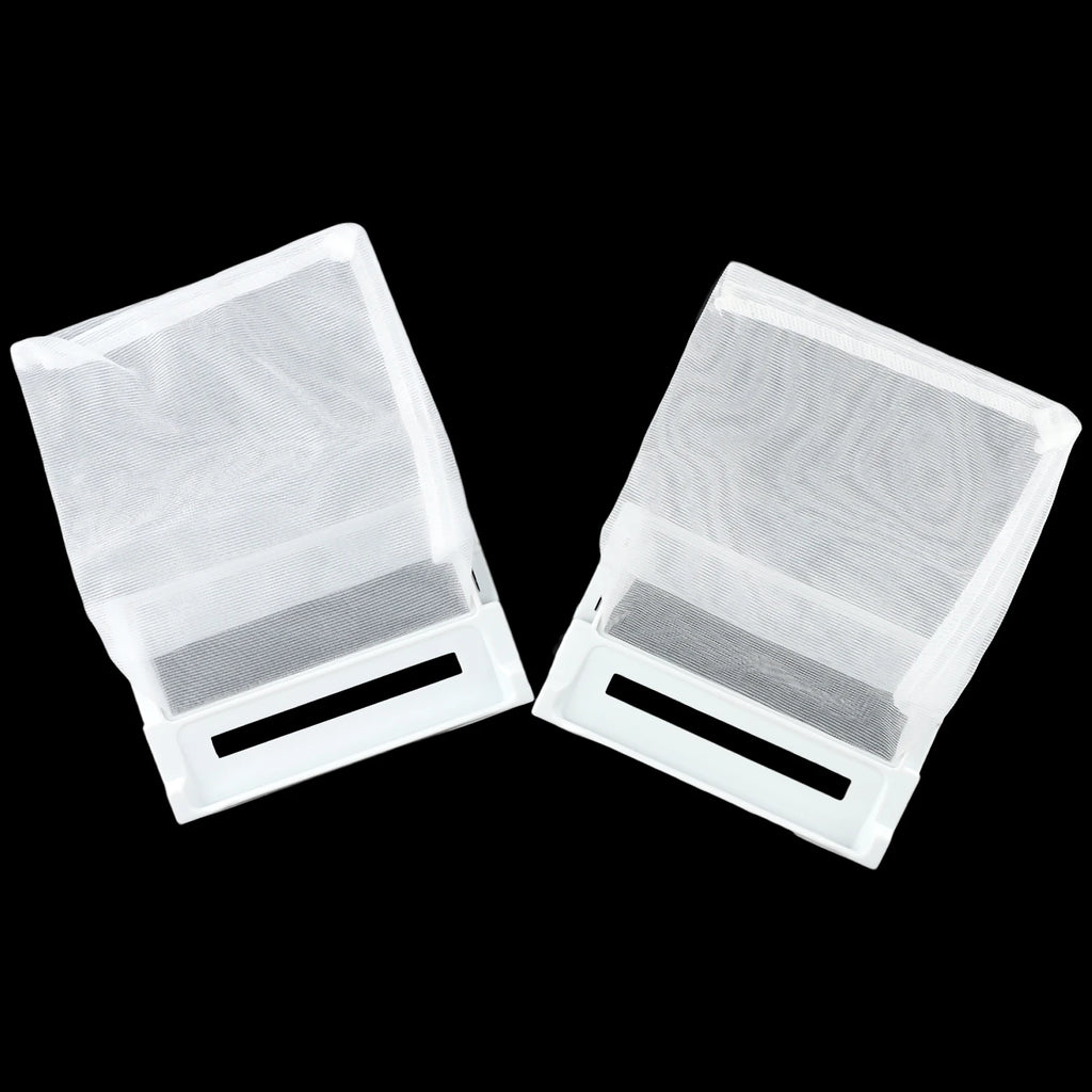 2 Pcs Washing Machine Lint Filter Mesh For Laundry Washer Hair Catcher Mesh Bag WF-750AHP、WF-M95SC、WF-100、WF-100TX Qme