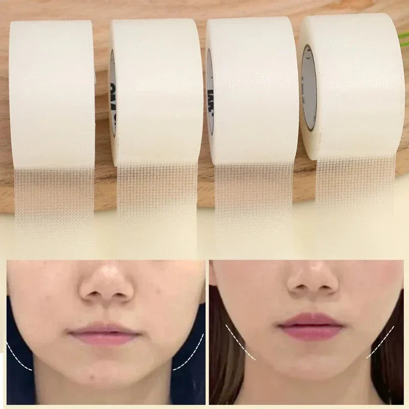  ﻿ New 8M/Roll PE Facial Tape Professional Lift Wrinkles Cosplay Makeup Tape Beauty Makeup Tool Transparent Doulble Eyelid Tape Qme
