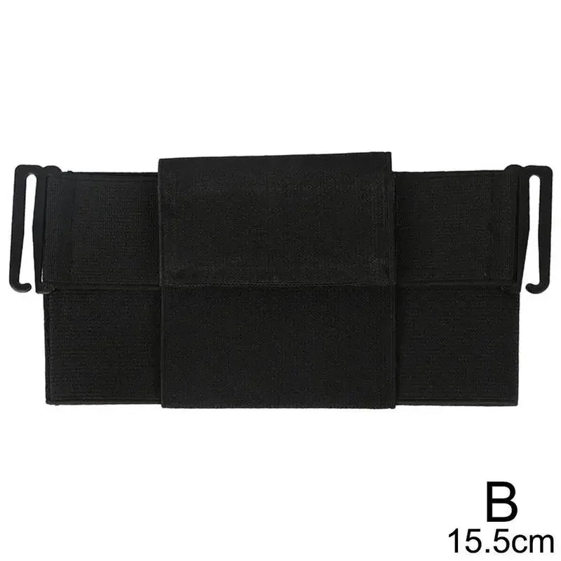 Invisible Waist Pouch Belt Waterproof Anti-theft Running Phone Bag Qme black
