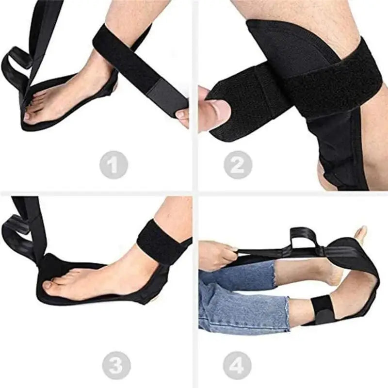 Yoga Leg Foot Stretching Band Durable Oxford Fabric Ideal Pilates Qme