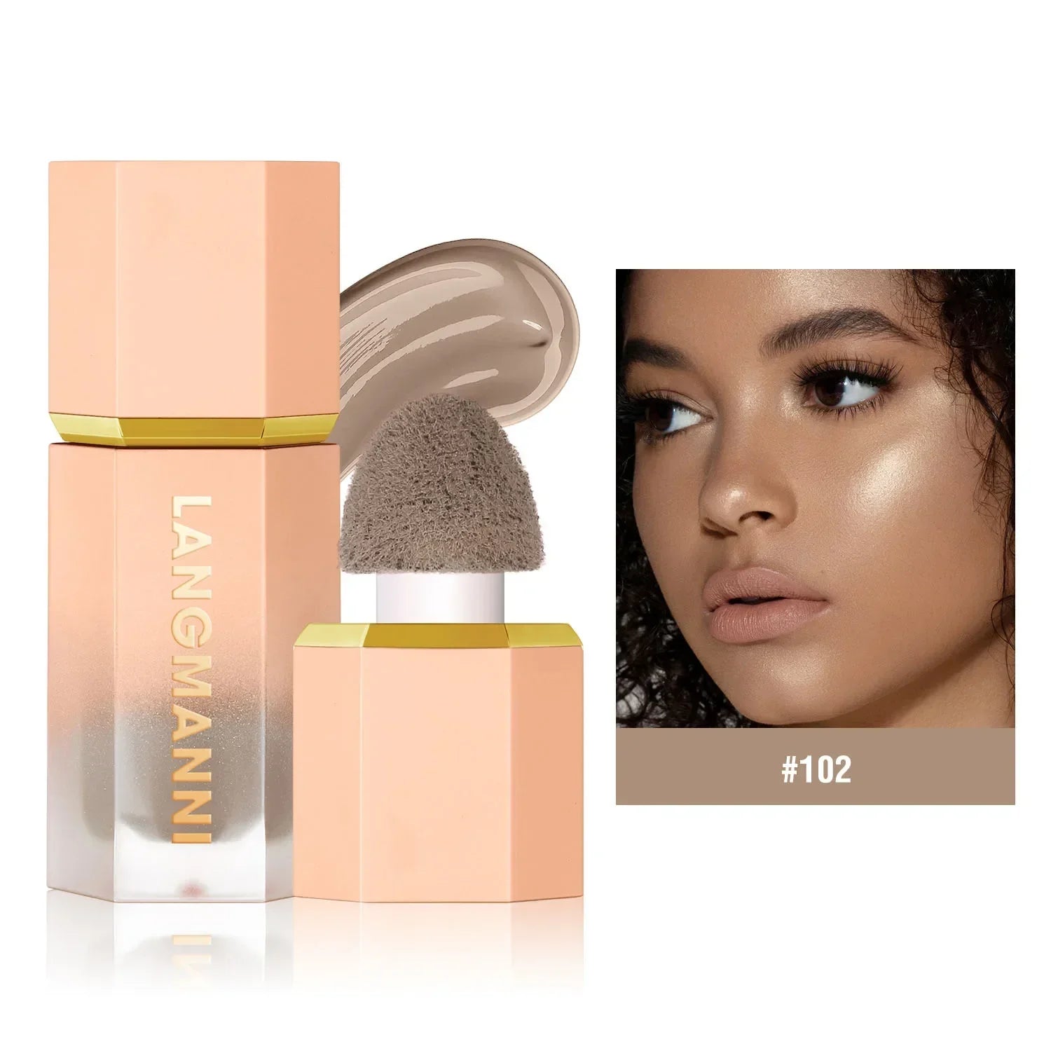 Liquid Contour Stick Natural Matte Highlighters Nose Shadow Cream Qme